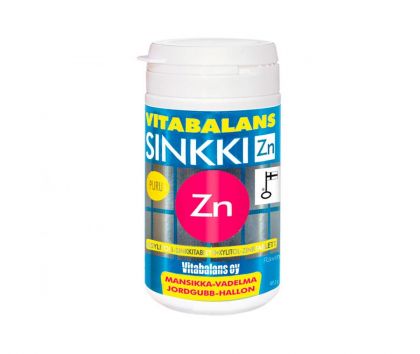 Vitabalans Sinkki Zn, 90 purutabl.