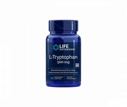 LifeExtension L-Tryptophan 500 mg, 90 kaps.