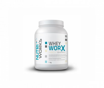 Nutri Works Whey WorX With Lactase & Digestive Enzymes, 1 kg