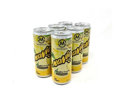 M-Nutrition Mania Before Workout, Pineapple Smash 6-Pack (Päiväys 05/25)