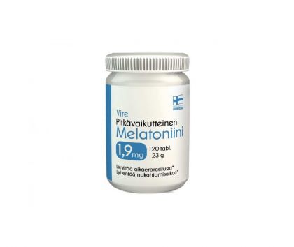 Vire Pitkävaikutteinen Melatoniini 1,9 mg, 120 tabl.