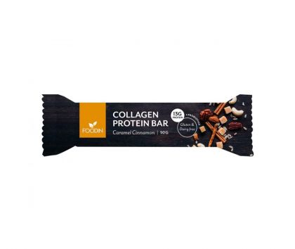 FOODIN Collagen Protein Bar, 50&nbsp;g, Caramel Cinnamon