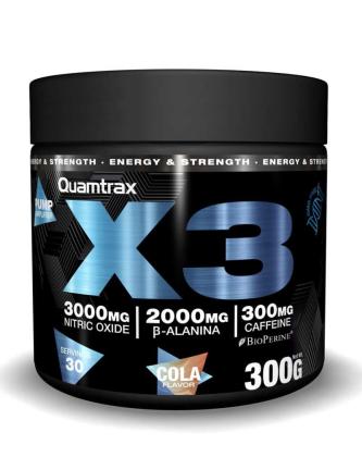 Quamtrax Preworkout X3, 300 g