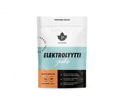 Puhdistamo Elektrolyyttijauhe, 240 g, Mango-Appelsiini