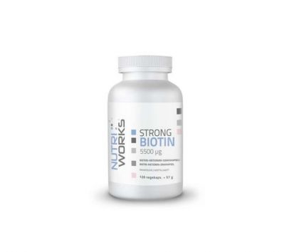 Nutri Works Strong Biotin, 120 kaps.