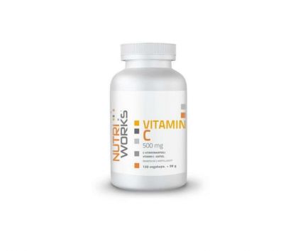 Nutri Works Vitamin C 500 mg, 120 kaps.