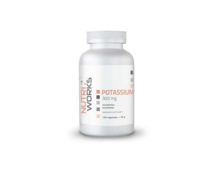 Nutri Works Potassium 300 mg, 120 kaps.