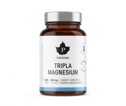 Puhdistamo Tripla Magnesium 120 kaps.