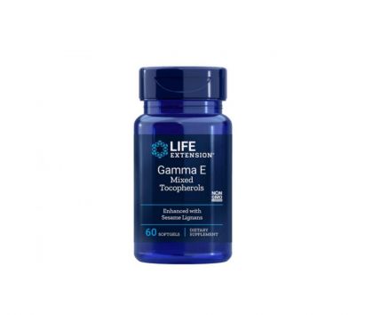 LifeExtension Gamma E Mixed Tocopherols, 60 kaps. (10/24)