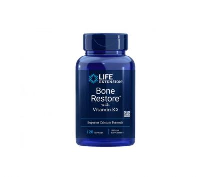 LifeExtension Bone Restore K2, 120 kaps.