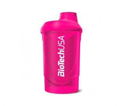 BioTechUSA Wave Shaker, 600 ml, Pinkki