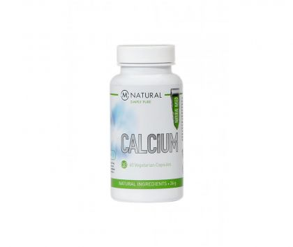 M-Natural Calcium 125 mg, 60 kaps.