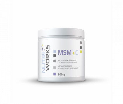 Nutri Works MSM+C, 300 g