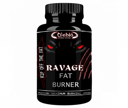 Diablo RAVAGE Fat Burner, 120 kaps.