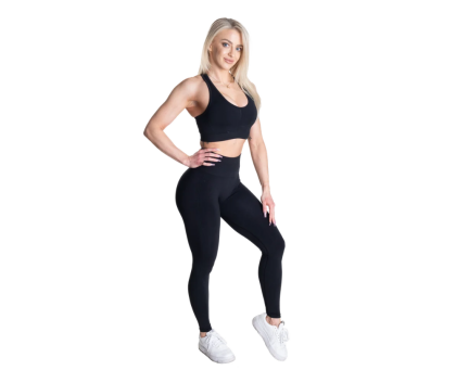 Better Bodies Scrunch Sports Bra, Black