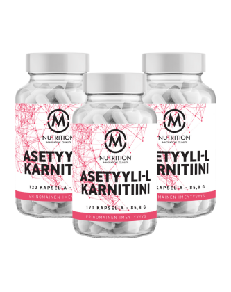 Big Buy: M-Nutrition Asetyyli-L-Karnitiini (360 kaps.)