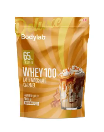 Bodylab Whey 100 Deluxe, 1 kg, Latte Macchiato Caramel