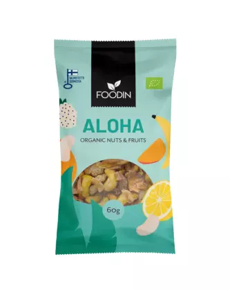 FOODIN Aloha Nuts & Fruits, 60&nbsp;g (päiväys 6/26)