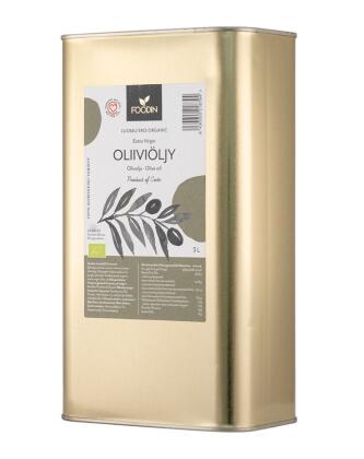 FOODIN Luomu Neitsytoliiviöljy 3000 ml
