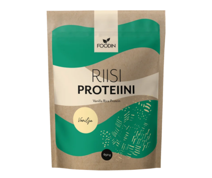 Foodin Riisiproteiini, 650&nbsp;g, Vanilja