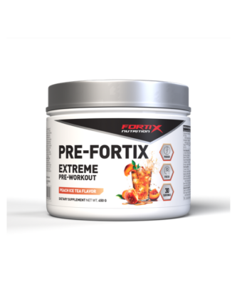 Fortix Pre-Fortix Extreme Pre-Workout, 450 g, Peach Ice Tea