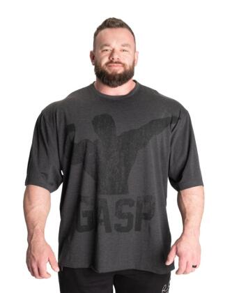 GASP Archer Iron Tee, Dark Grey Melange