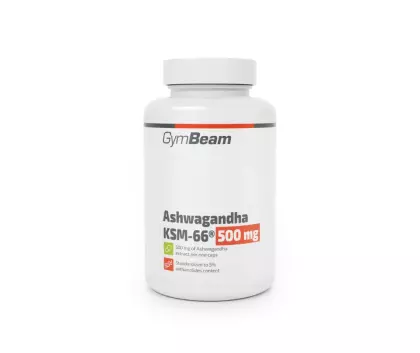 GymBeam Ashwagandha KSM-66® 500 mg, 90 kaps.