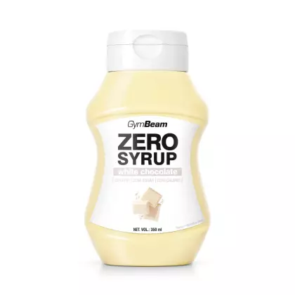 GymBeam Zero Syrup, White Chocolate (350 ml)
