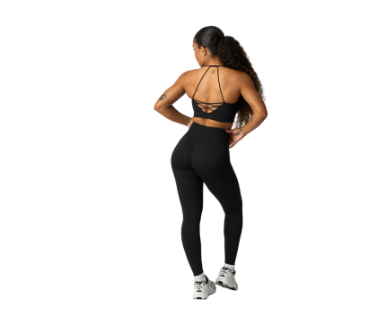 ICIW Shape Seamless Hidden Scrunch Tights, Black