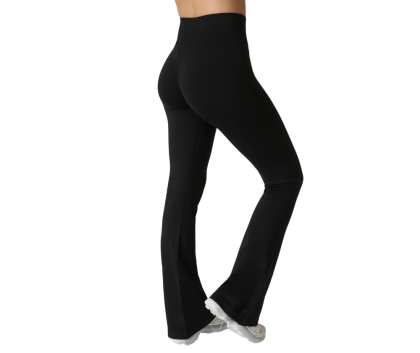 ICIW Smooth Seamless Flared Tights, Black