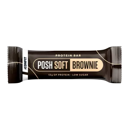 ICONFIT Posh Soft -proteiinipatukka, 40&nbsp;g, Brownie (päiväys 10/26)