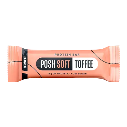 ICONFIT Posh Soft -proteiinipatukka, 40&nbsp;g, Toffee (päiväys 10/26)