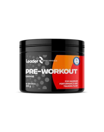 Leader Performance Pre-Workout, 300&nbsp;g, Orange
