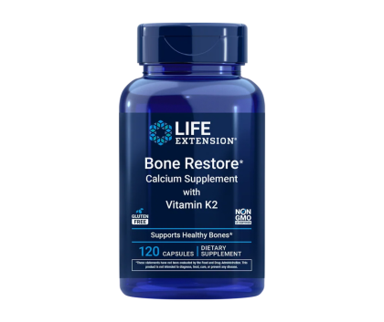LifeExtension Bone Restore K2, 120 kaps.