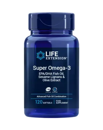 LifeExtension Super Omega-3, 120 kaps.