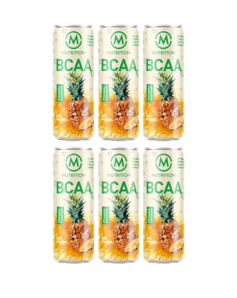 M-Nutrition BCAA-valmisjuoma, Pineapple Lemonade 6-pack