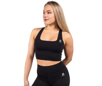 M-Sportswear Longline Sports Bra, Black