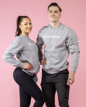 M-Sportswear Unisex Collegepusero, harmaa