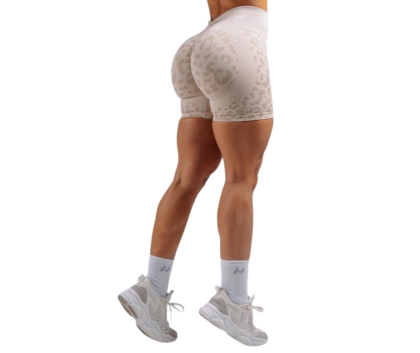 NEBBIA Push-Up Compression Leopard Shorts Primal 856