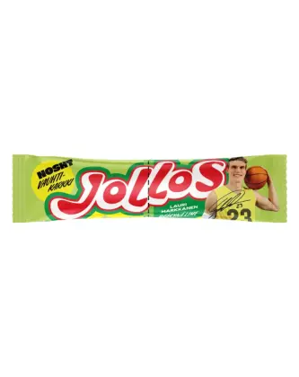 Nosht Jollos Vauhtikarkki, 52&nbsp;g, Päärynä Lime