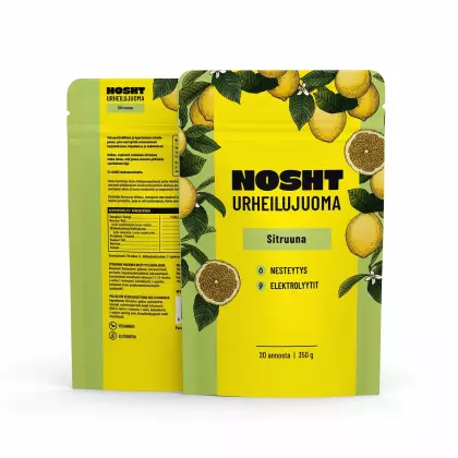 Nosht Urheilujuomajauhe, Sitruuna, 350&nbsp;g