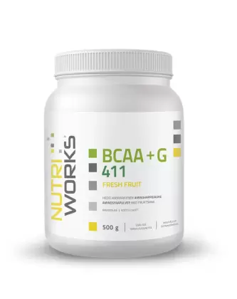 Nutri Works BCAA+G 411, 500 g