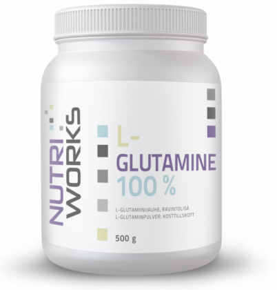 Nutri Works L-Glutamine 100 %, 500&nbsp;g