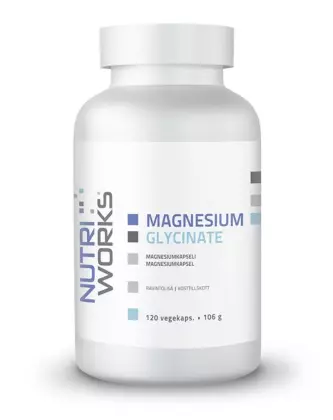 Nutri Works Magnesium Glycinate, 120 kaps.