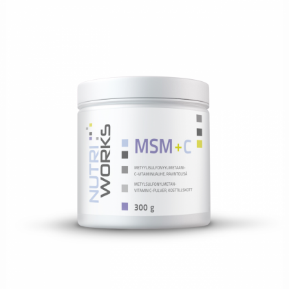 Nutri Works MSM+C, 300&nbsp;g