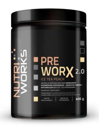 Nutri Works Pre WorX 2.0, 400 g, Ice Tea Peach
