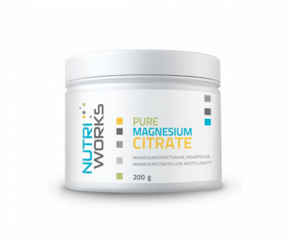 Nutri Works Pure Magnesium Citrate, 200&nbsp;g