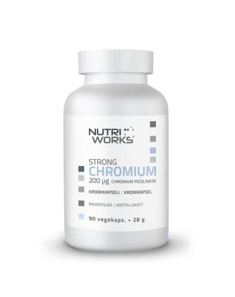 Nutri Works Strong Chromium 200 µg, 90 kaps. (26.09.2026)