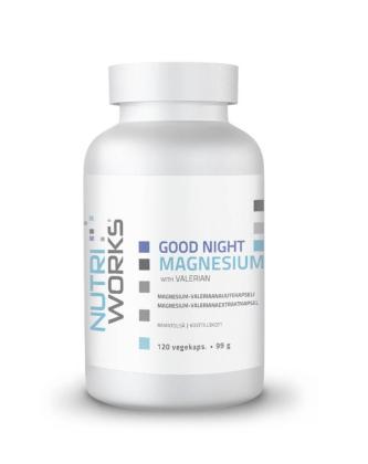 Nutri Works Good Night Magnesium WorX with Valerian, 120 kaps.