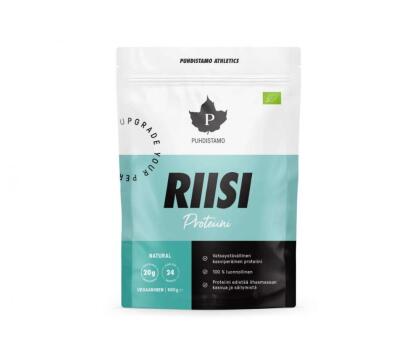 Puhdistamo Athletics Riisiproteiini 600&nbsp;g, Maustamaton